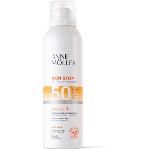 ANNE MOLLER non stop spray corpo invisibile spf50+ - protezione solare 150 ml