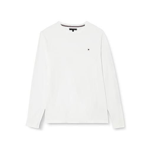 Tommy Hilfiger maglietta maniche lunghe uomo cotone, bianco (white), 3xl