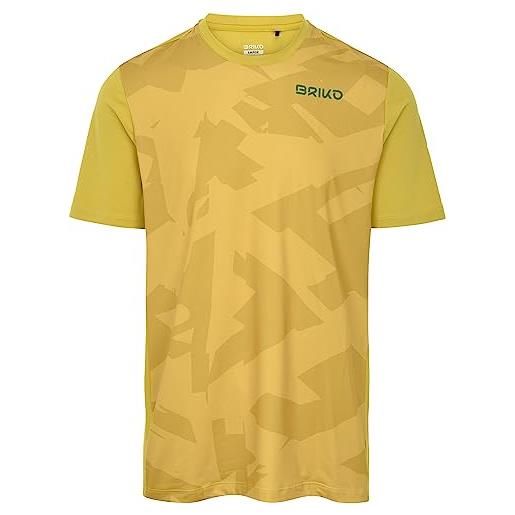 Briko adventure camo jersey t-shirt, green sherwood, xxl uomo