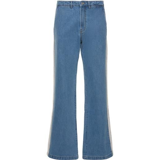WALES BONNER jeans eternity in denim di cotone