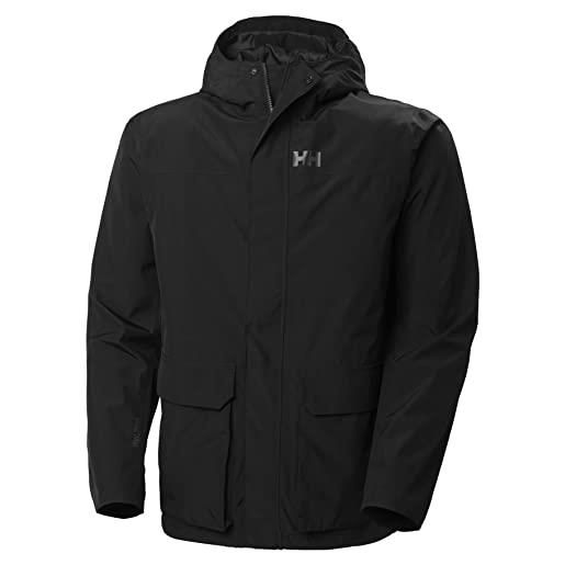 Helly Hansen t2 utility rain jacket black mens m