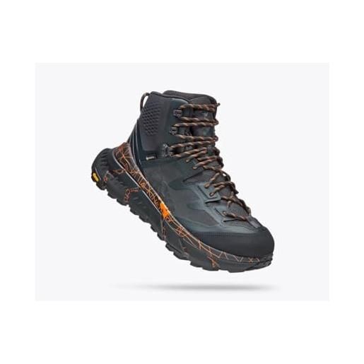 HOKA ONE ONE tennine hike gtx, scarpe da escursionismo unisex-adulto, blue graphite/persimmon oran, 44 2/3 eu