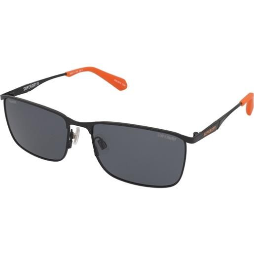 Superdry sds 5018 004 | occhiali da sole graduati o non graduati | metallo | rettangolari | nero | adrialenti