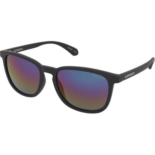Superdry sds 5027 104 | occhiali da sole graduati o non graduati | unisex | plastica | quadrati | nero | adrialenti