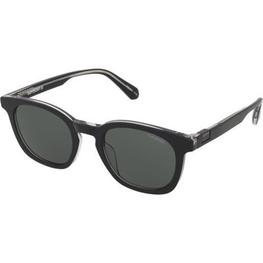 Superdry sds 5031 104 | occhiali da sole graduati o non graduati | unisex | plastica | quadrati | nero | adrialenti
