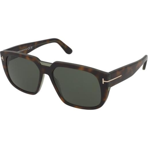 Tom Ford oliver-02 ft1025 56n | occhiali da sole graduati o non graduati | plastica | quadrati | havana, marrone | adrialenti