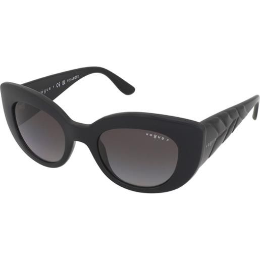 Vogue vo5480s w44/t3 | occhiali da sole graduati o non graduati | prova online | plastica | cat eye | nero | adrialenti