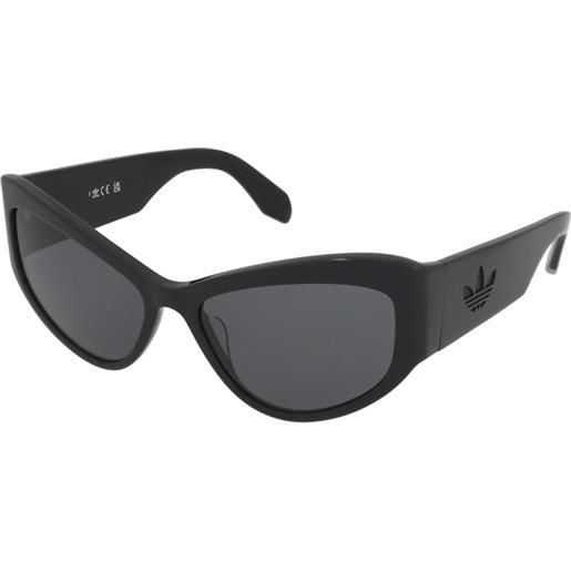 Adidas or0089 01a | occhiali da sole sportivi | plastica | cat eye | nero | adrialenti
