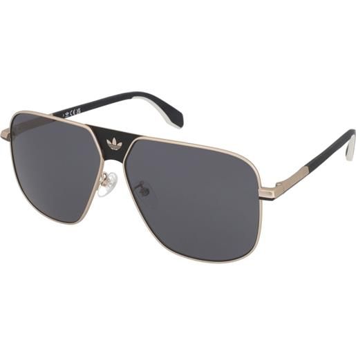 Adidas or0091-f 32a | occhiali da sole sportivi | metallo | pilot | argento, nero | adrialenti