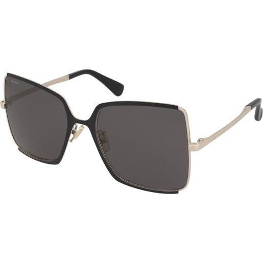 MAX&Co. max mara weho mm0070-h 32a | occhiali da sole graduati o non graduati | metallo | farfalla | nero, oro | adrialenti