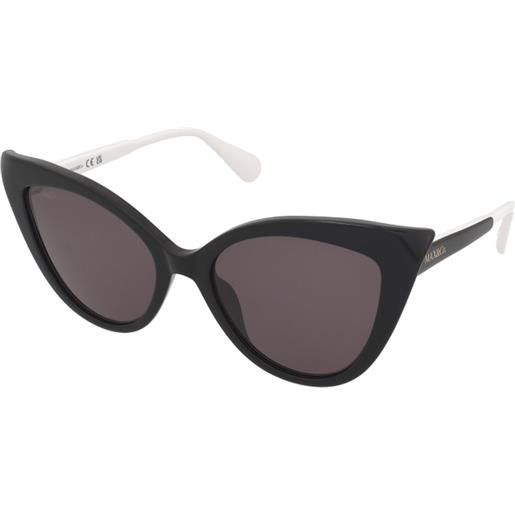 MAX&Co. mo0038 01a | occhiali da sole graduati o non graduati | plastica | cat eye | nero | adrialenti