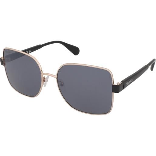 MAX&Co. mo0061 01a | occhiali da sole graduati o non graduati | metallo | quadrati | oro rosa | adrialenti