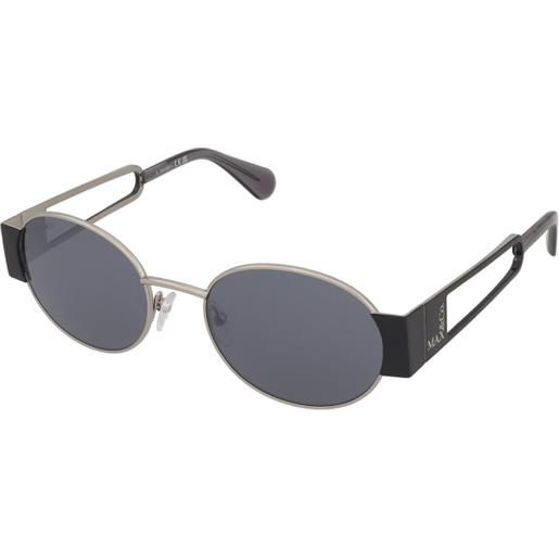 MAX&Co. mo0071 14c | occhiali da sole graduati o non graduati | metallo | ovali / ellittici | rutenio | adrialenti