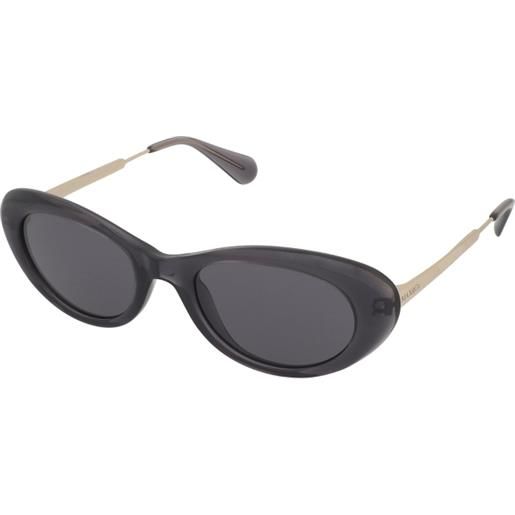MAX&Co. mo0077 20a | occhiali da sole graduati o non graduati | plastica | ovali / ellittici | grigio, trasparente | adrialenti