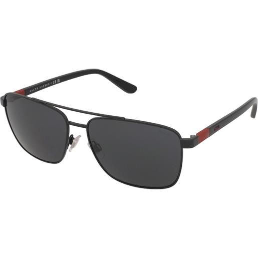 Polo Ralph Lauren ph3137 926787 | occhiali da sole graduati o non graduati | metallo | quadrati | nero | adrialenti