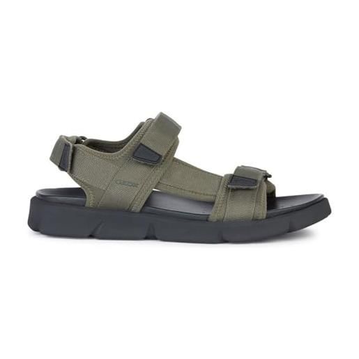 Geox u xand 2s a, sandali slide uomo, salvia, 39 eu