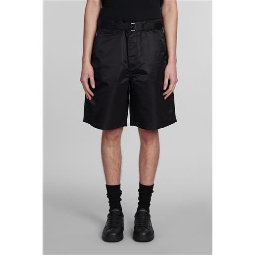 Emporio armani shorts in poliamide nera