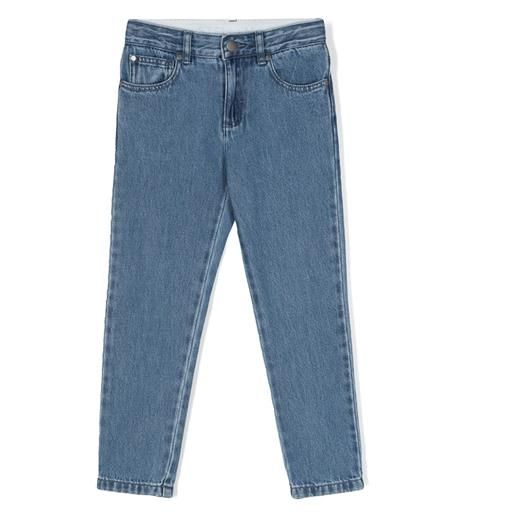 Stella McCartney kids jeans in cotone blu
