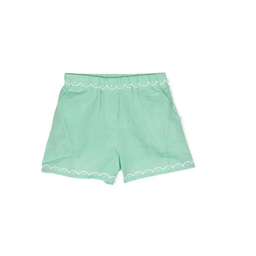 Stella McCartney kids shorts in lino verde