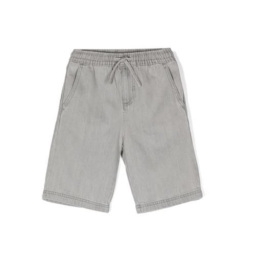 Stella McCartney kids shorts in cotone grigio