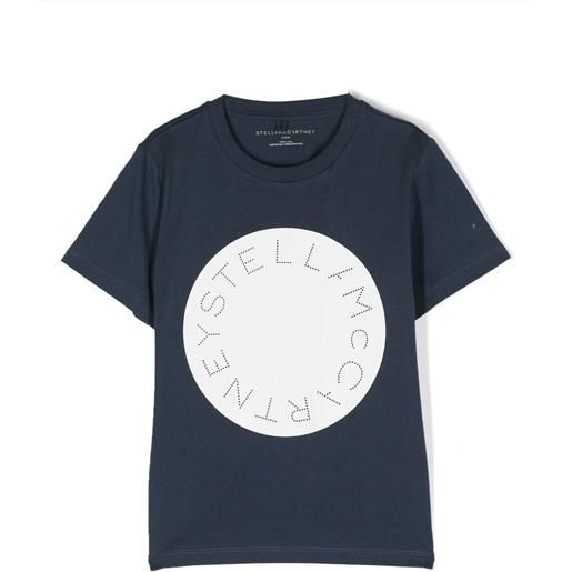 Stella McCartney kids t-shirt in cotone blu