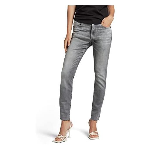 G-STAR RAW women's 3301 skinny ankle jeans, grigio (sun faded glacier grey d21291-a634-c464), 29w / 32l