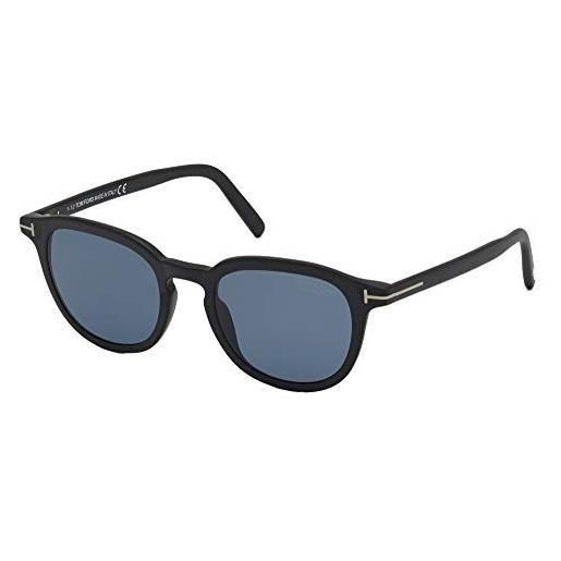 Tom Ford occhiali da sole pax ft 0816 matte black/blue 51/21/145 uomo