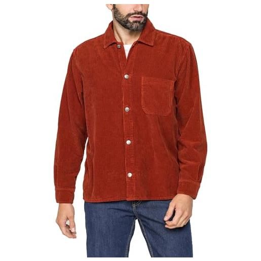 Carrera Jeans - camicia in cotone, rosso mattone (l)