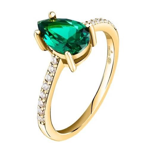 MORELLATO anello tesori zircone verde mis. 12 donna MORELLATO
