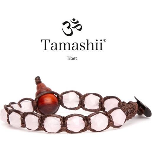 TAMASHII bracciale diamond cut giada rosa uomo-donna TAMASHII