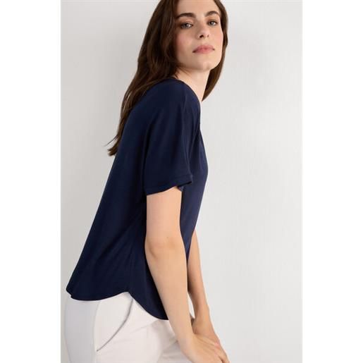Intimissimi maglia manica corta in fresh bamboo blu
