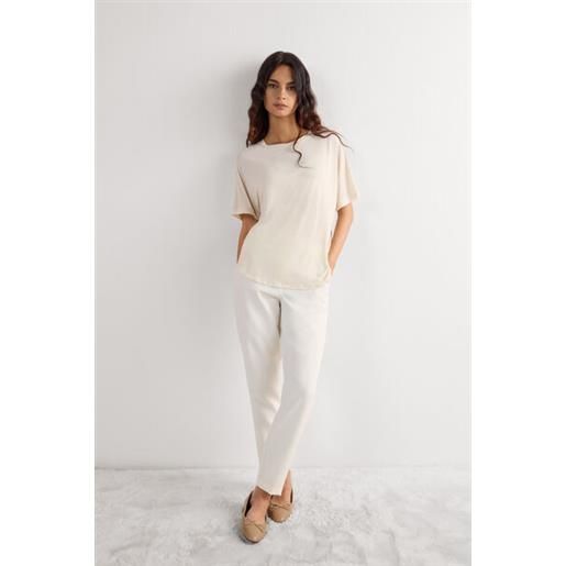 Intimissimi maglia manica corta in fresh bamboo naturale