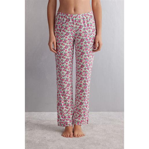 Intimissimi pantalone lungo in modal life is a flower floreale