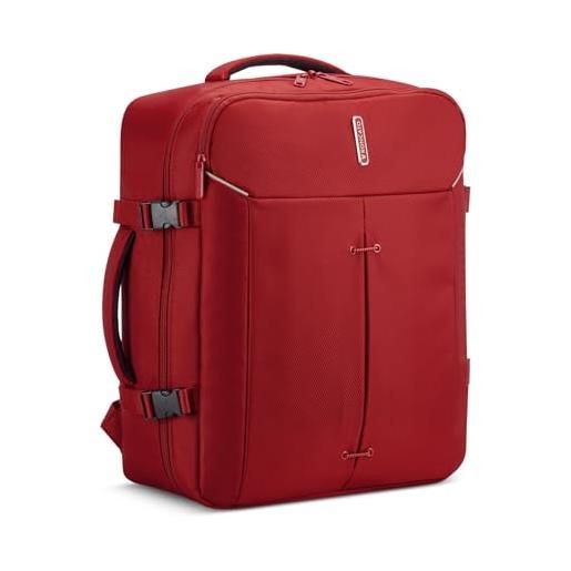 RONCATO ironik 2.0 zaino da viaggio bagaglio a mano underseat 55x40x20 ultra leggero - rosso