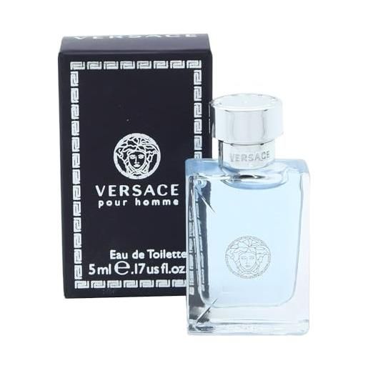 Versace pour homme by Versace 0.17 oz eau de toilette mini splash new box men by Versace