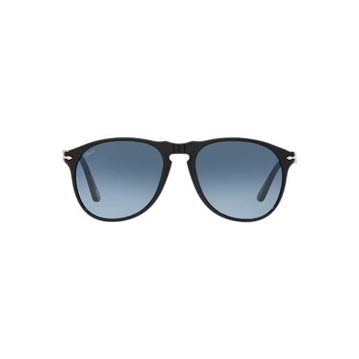 Persol 0po9649s occhiali, black/blue shaded, 55 uomo