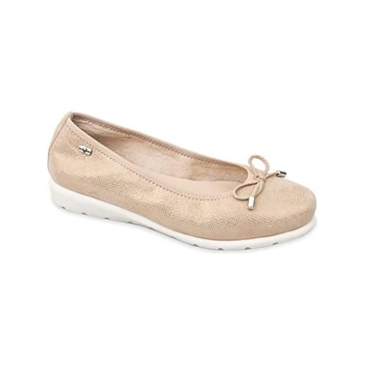 Valleverde scarpe ballerina casual donna vs10100b pelle rame originale pe 2023 taglia 38 colore beige
