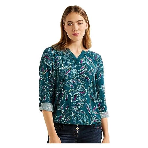 Cecil b344154 tunica floreale stampata, deep lake green, m donna