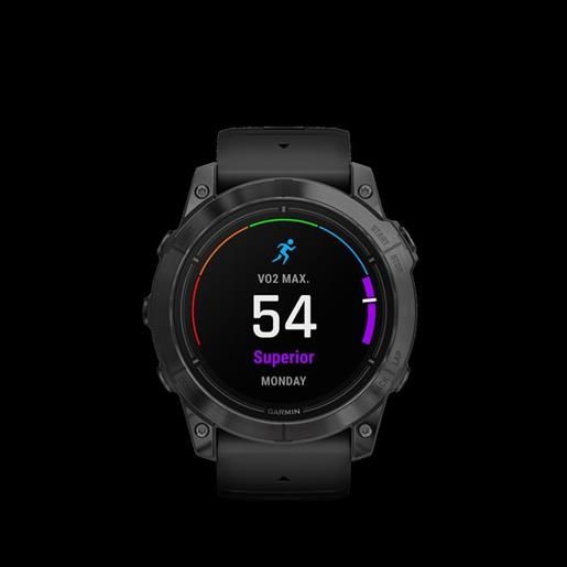 Garmin - smartwatch epix pro (g2), 51, glass-slate grey, blk