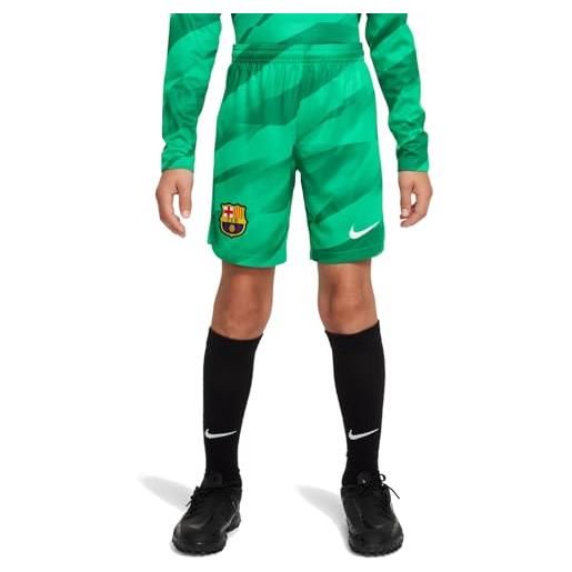 Nike unisex kids shorts fcb y nk df stad short gk, stadium green/malachite/white, dx2782-324, m