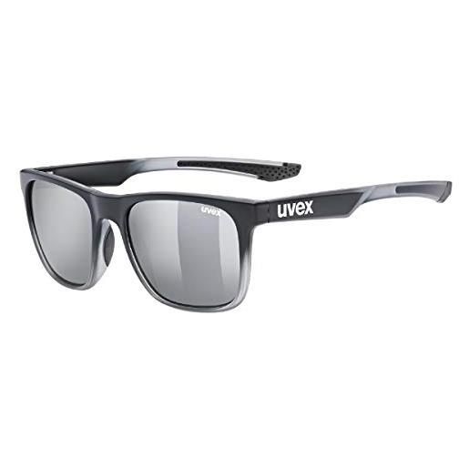 Uvex lgl 42, occhiali da sole unisex, specchiato, indice di filtrazione 3, blue grey/blue, one size