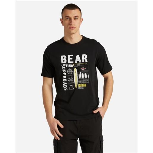 Bear heritage m - t-shirt - uomo