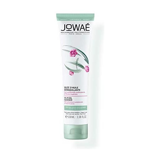 JOWAE jowaé gel in olio struccante viso e occhi con peonia imperiale, per tutti i tipi di pelle, anche sensibile, formato da 100 ml