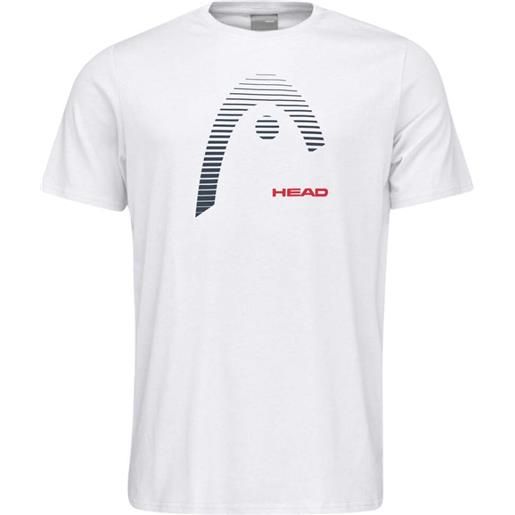 Head t-shirt da uomo Head club carl t-shirt - white