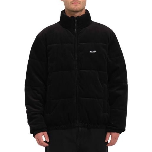 Volcom - piumino reversibile - fa max sherman jacket black per uomo - taglia s, m, xl - nero