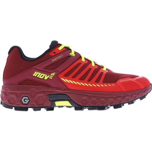 Inov 8 - scarpe da trail running - roclite ultra g 320 m dark red / red / yellow per uomo - taglia 42,42.5,43,44,44.5,45 - rosso