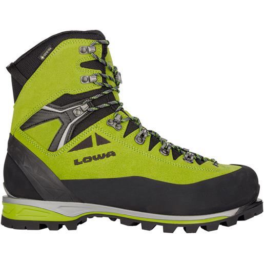 Lowa - scarpe da alpinismo - alpine expert ii gtx lime / black per uomo - taglia 7,5 uk, 8 uk, 8,5 uk, 9 uk, 9,5 uk, 10 uk, 10,5 uk - verde
