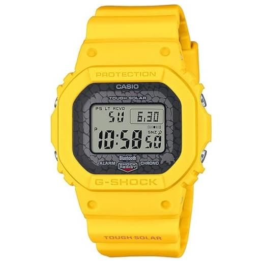 Casio orologio uomo g-shock giallo gw-b5600cd-9er fondazione charles darwin cassa e bracciale resina