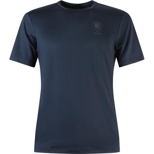 BLAUER t-shirt blu con mini logo per uomo
