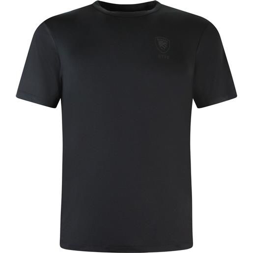BLAUER t-shirt nera con mini logo per uomo
